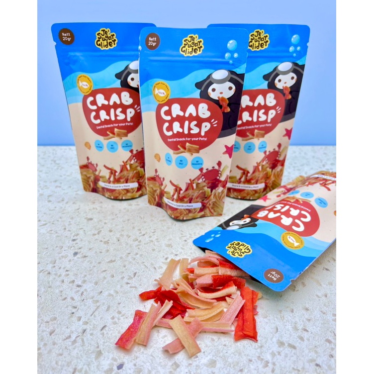 Murah Crab Crisp, Snack Crab Stick untuk Sugar Glider