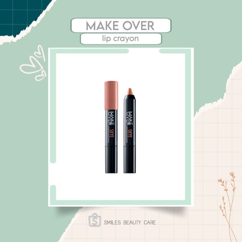 Make Over Color Stick Matte Crayon - Lipstick Base Ombre Viral Best Seller Shade Skye