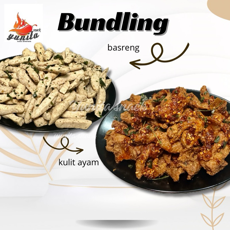 

Bundling Basreng Daun Jeruk Kulit Ayam Crispy Total 1 kg