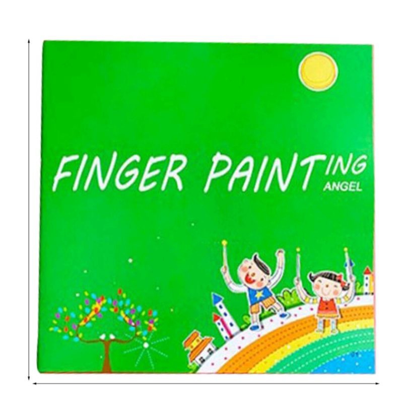 BUKU FINGER PAINTING mewarnai dengan jari