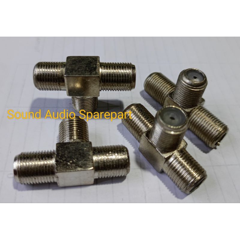 JACK T F KONEKTOR / T KONEKTOR PARABOLA CCTV / JACK T TV DRAT CONEKTOR