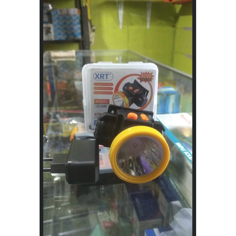 senter led kepala batrai cas