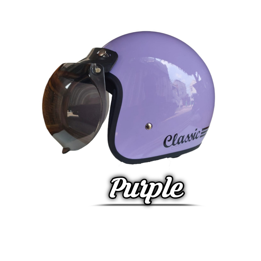 helm bogo classic kaca cembung