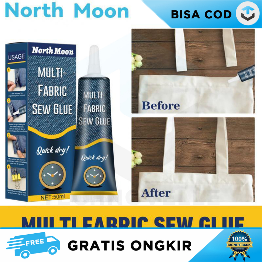 LEM KAIN DAN BAHAN KULIT CAIRAN LEM PEREKAT SUPER KUAT SERBAGUNA GLUE