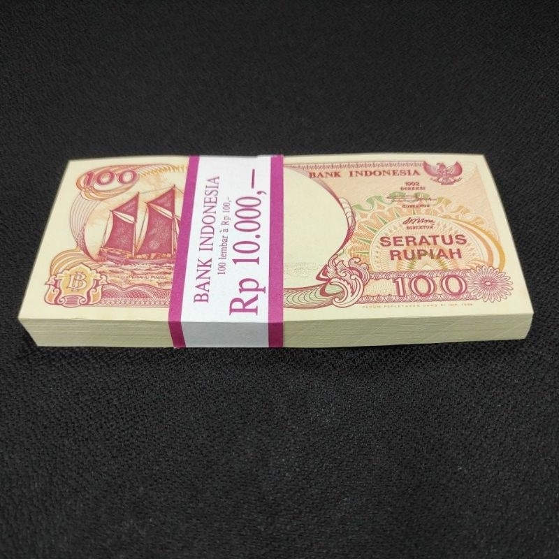 Uang perahu pinisi nomor seri urut per lak