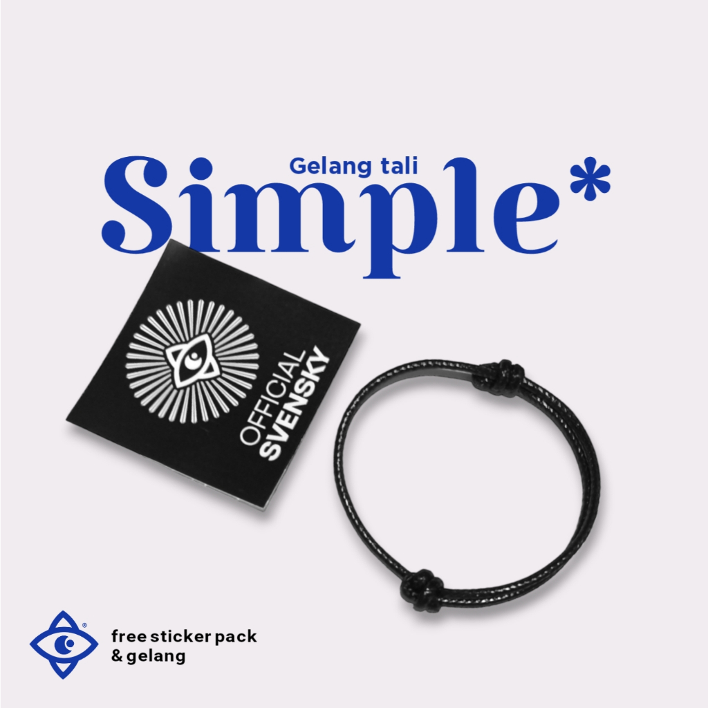 Svnsky Gelang tali pria wanita simple elegant keren / gelang simpel / gelang simple / Simple Bracele