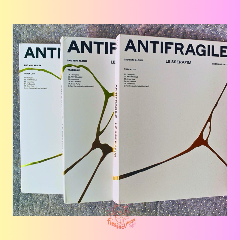 [OFFICIAL] ANTIFRAGILE LE SSERAFIM album Ktown benefit fearnot zone pob Sakura Chaewon Yunjin Kazuha