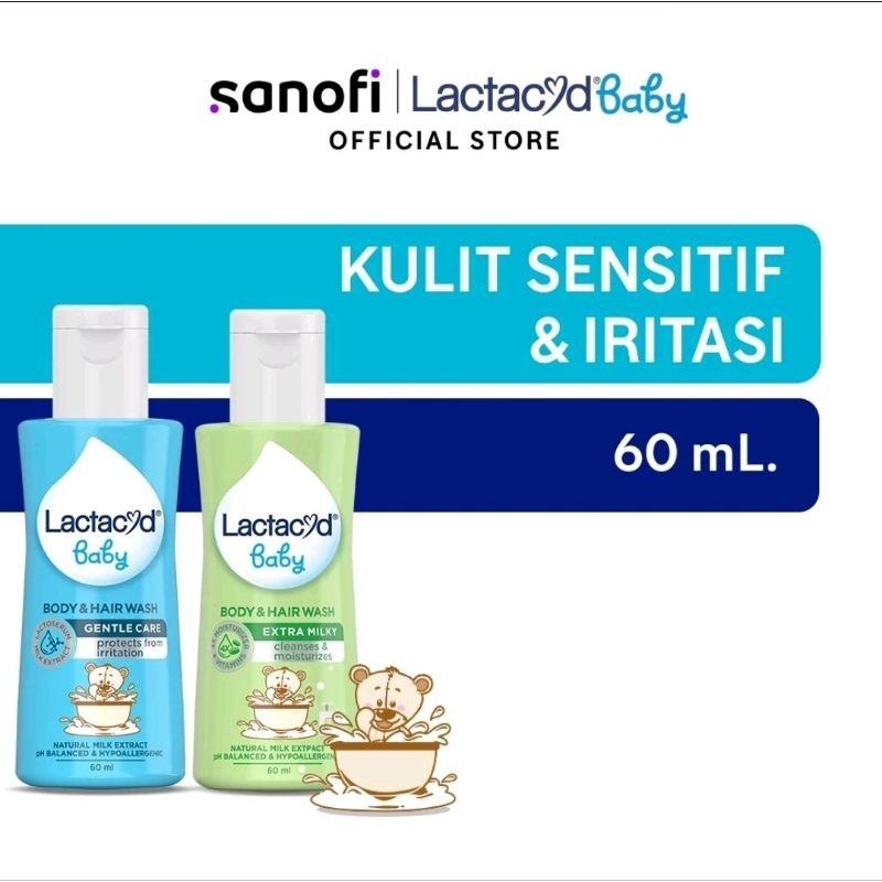 Lactacyd Baby Gentle Care 60ML Sabun Bayi Melindungi Dari Iritasi / Odor Fresh All Day Care