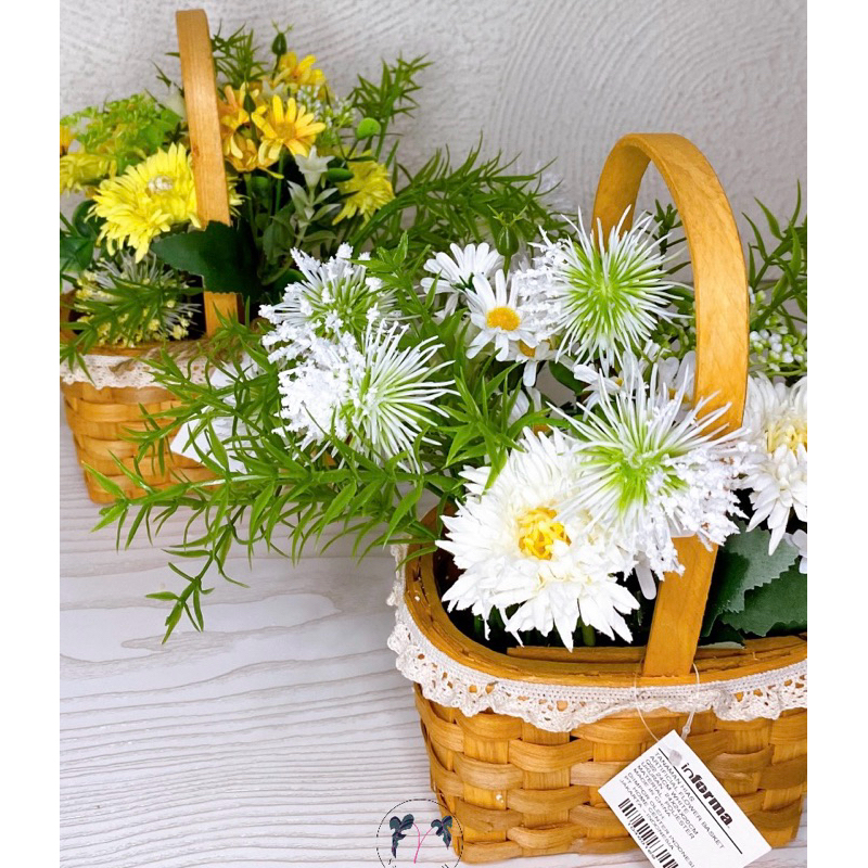 Artificial Flowers Basket Informa