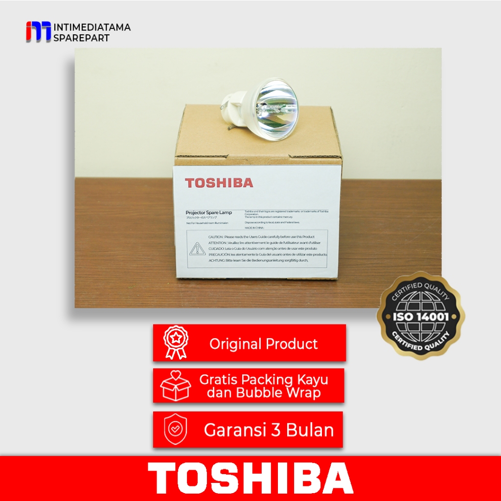 Lampu Proyektor Toshiba NPS10A, NPX10A, NPS15A, NPX15A