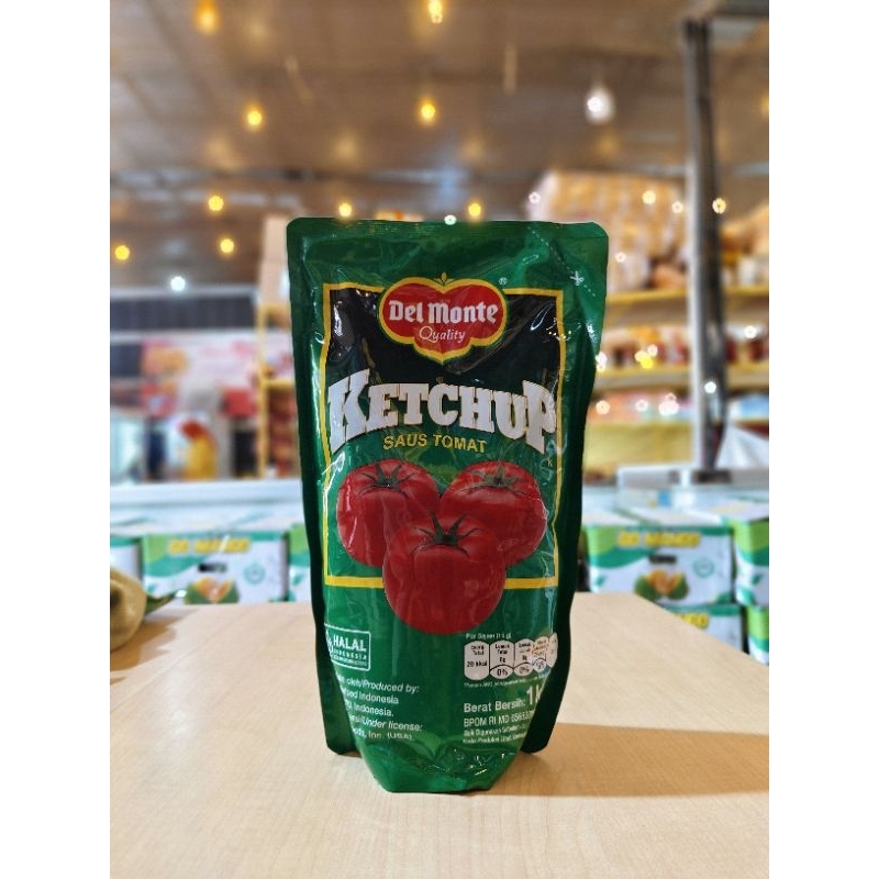 

Del Monte Ketchup Saus Tomat 1kg pouch
