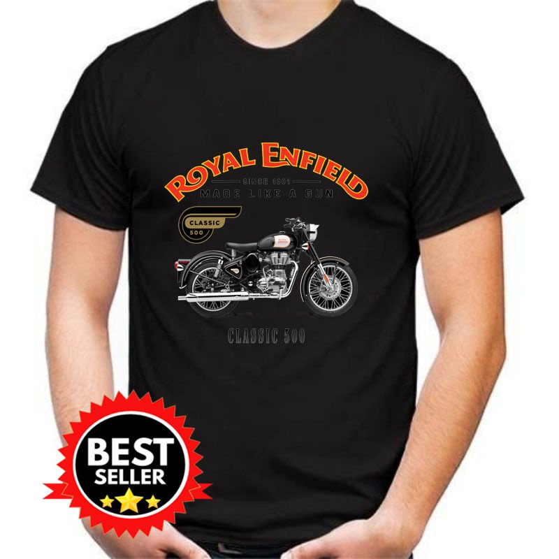 T-Shirt The Royal Enfield Classic Kaos