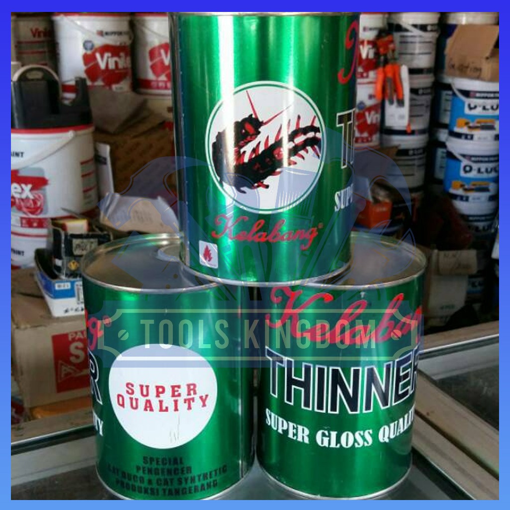 Thinner cap KELABANG kaleng 1 liter - Cap KELABANG Thinner kaleng