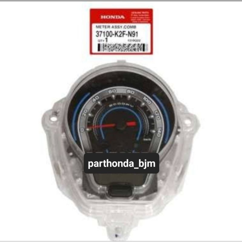 37100-K2F-N91 SPUDOMETER SCOOPY 2023 SMARTKEY TIPE REMOT 37100K2FN91