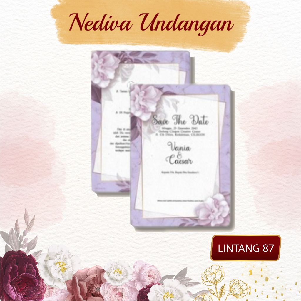 Blangko Undangan Lintang 87 Harga Murah