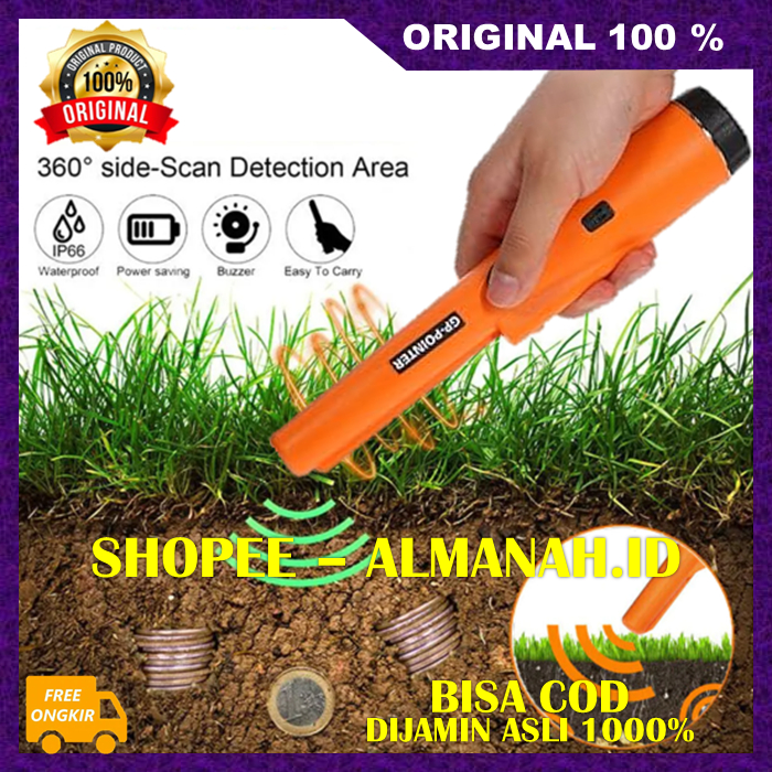 [BISA COD] Mini Gold Detector Alat Pendeteksi Logam Metal Emas Detektor Emas ASLI