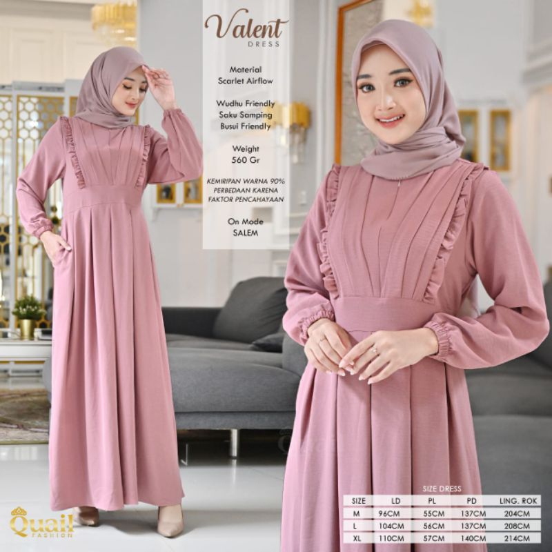 Valent Dress QuaiL Hijab