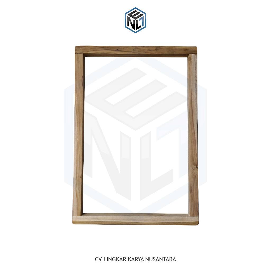 Frame Kayu | Plangkan Screen Sablon Kaos 3/3 CUSTOM COD