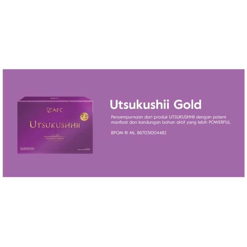 UTSUKUSHHII GOLD sachet