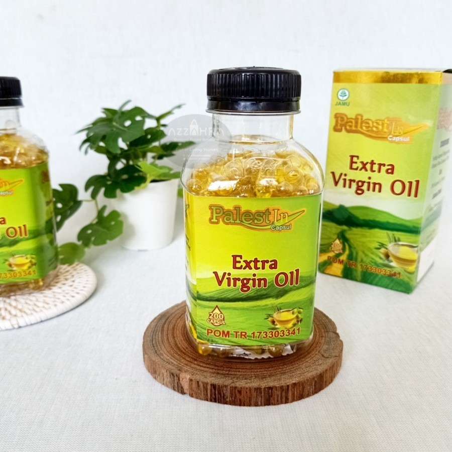 Minyak Zaitun Palestine 200 Kapsul  Zaitun Extra Virgin Palestine  kapsul Minyak Zeitun Olive Oil Mu