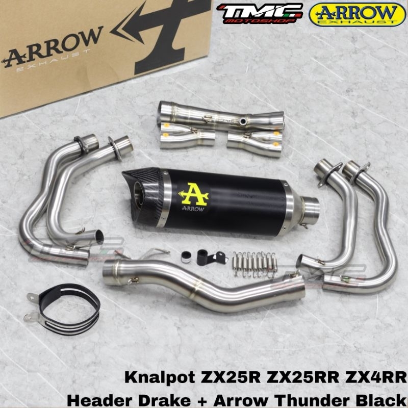 Knalpot ZX25 ZX25R ZX25RR ZX4 ZX4RR Arrow Thunder fullsystem