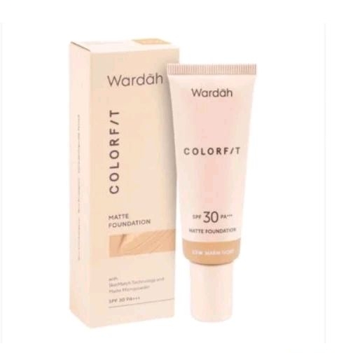 wardah colorfit matte foundation