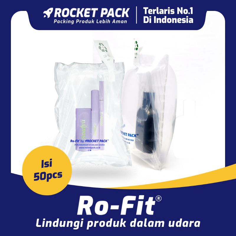 

12.12 Flash Sale Inflatable Air Bubble Cushion Wrap Ro-Fit 1 Pack 50Pcs Rocket Pack REGULER !!