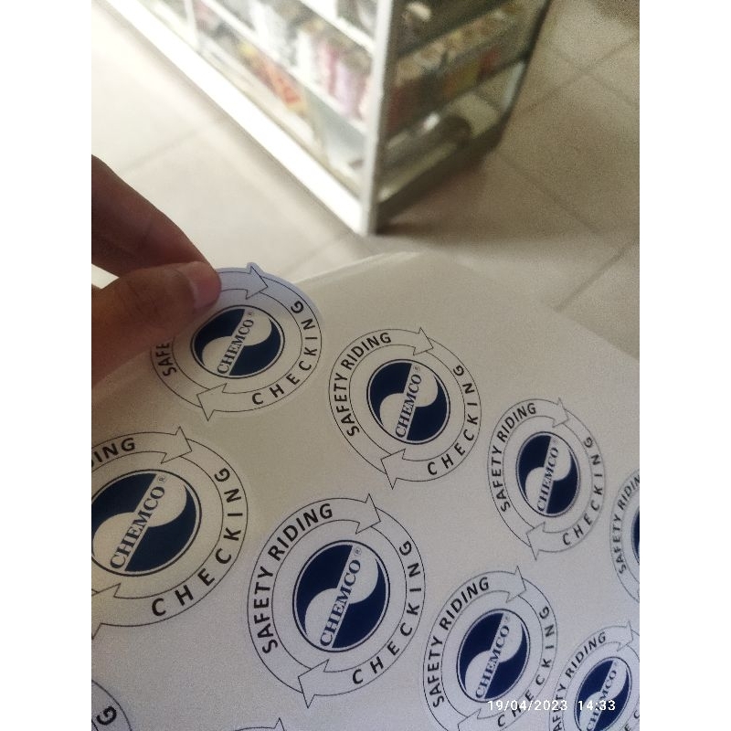 stiker safety riding chemco 40pcs
