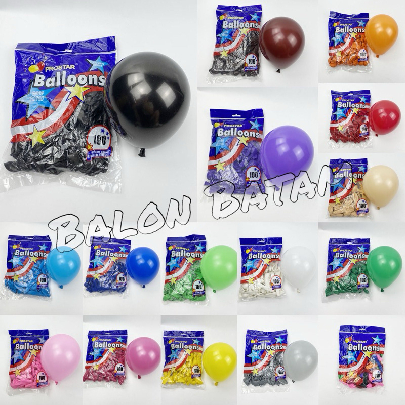 Grosir isi 100pcs Balon Latex Doff 5inch