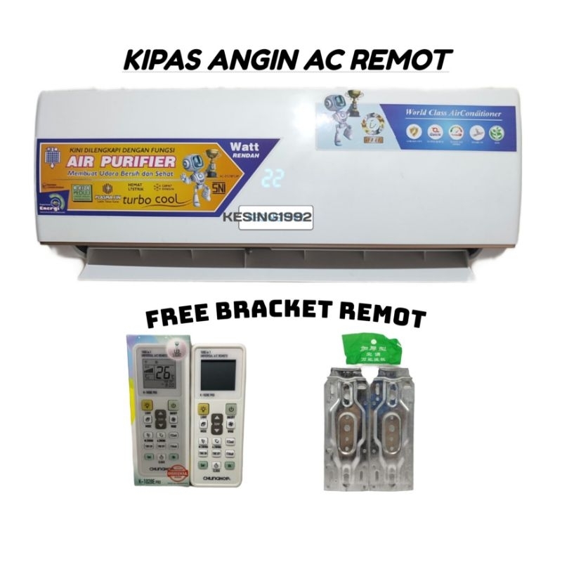 kipas angin model ac bisa pakai remot