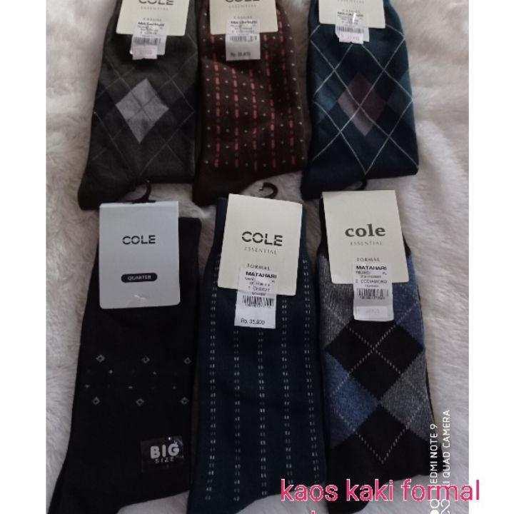 MODEL VYN790 kaos kaki cole cowok formal ori pria