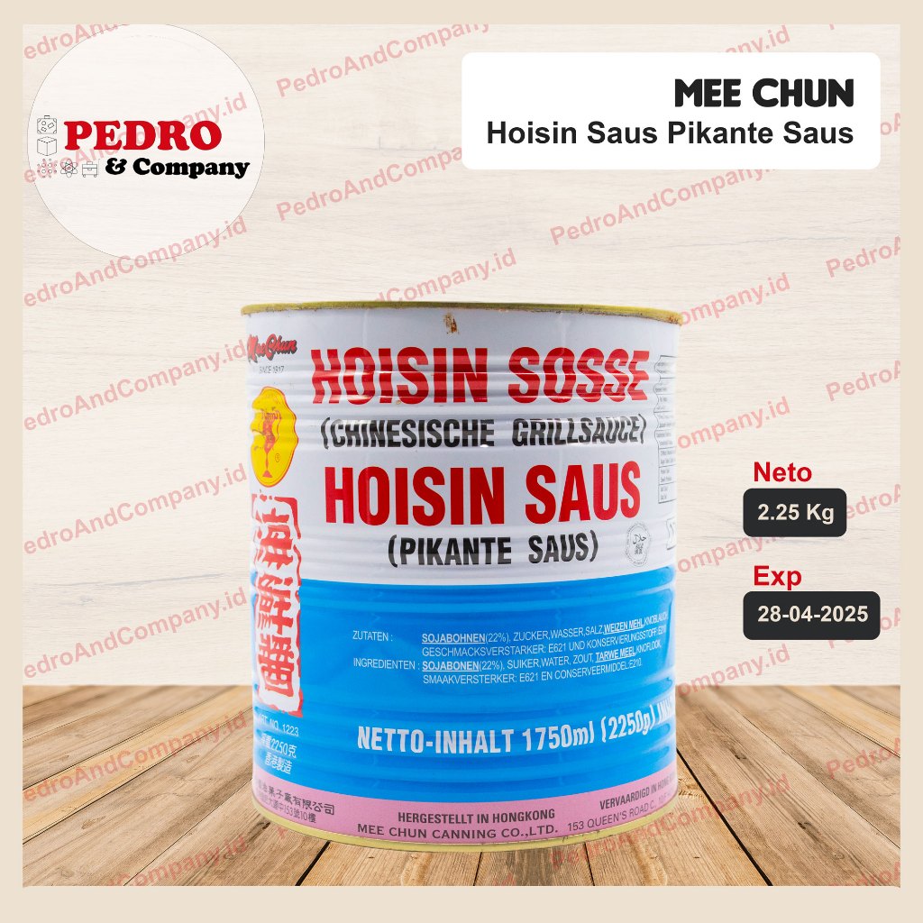 

Mee chun hoisin sauce saus hoisin 2250 gram - kaleng besar