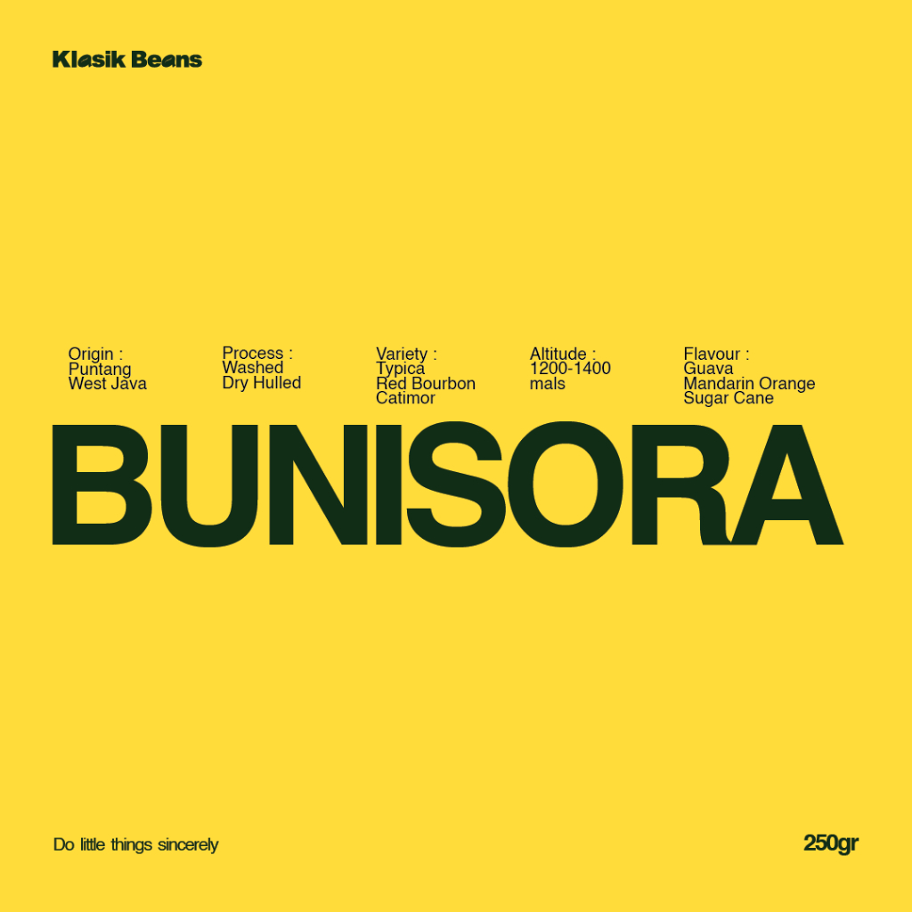 

Arabika Sunda Bunisora - 250gr
