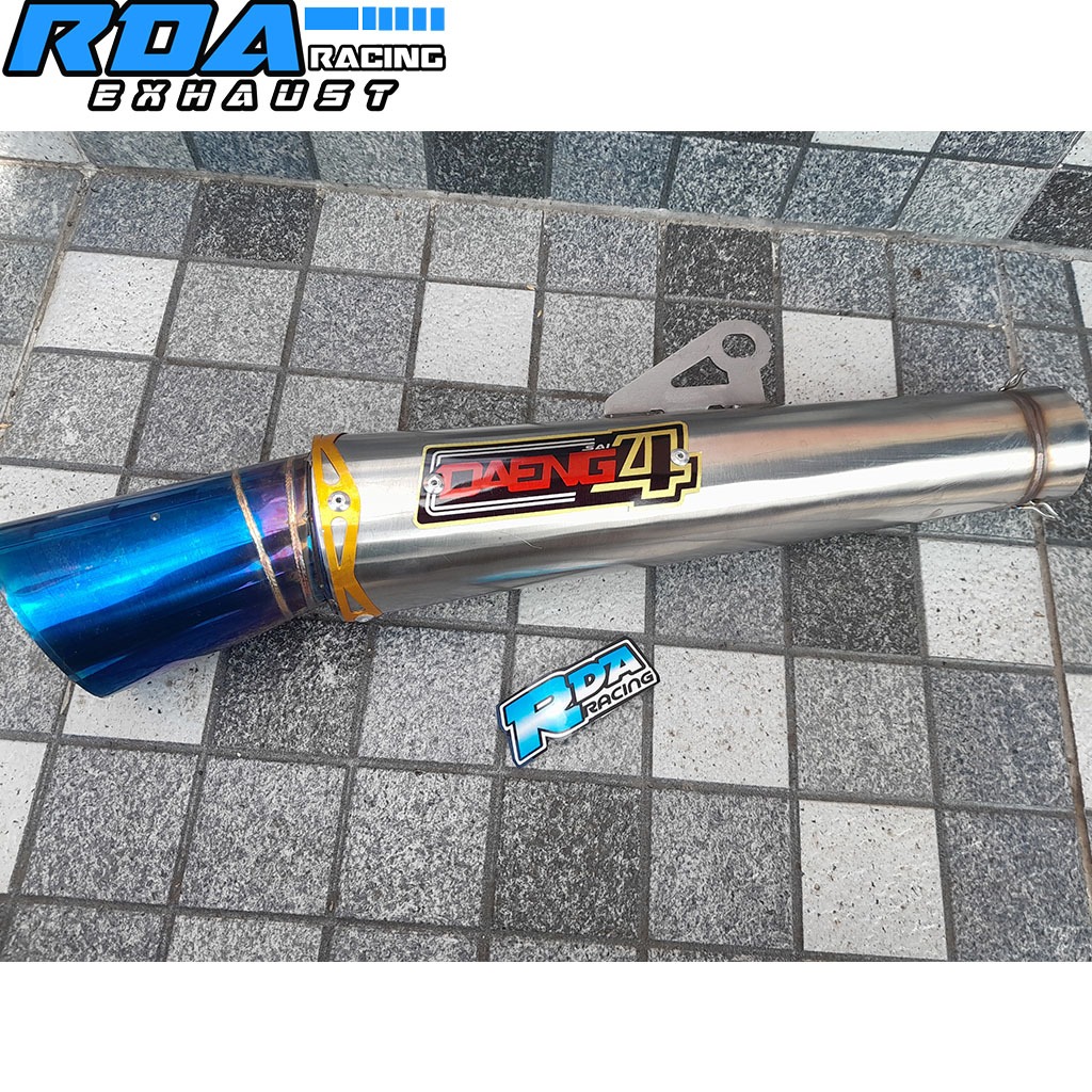 Knalpot Racing Daeng4 slenser only inlet 50 Vario Jupiter mx Vega zr mio Beat