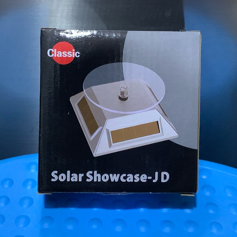Solar Showcase Rotating Figure Display / Pajangan Mini Figure
