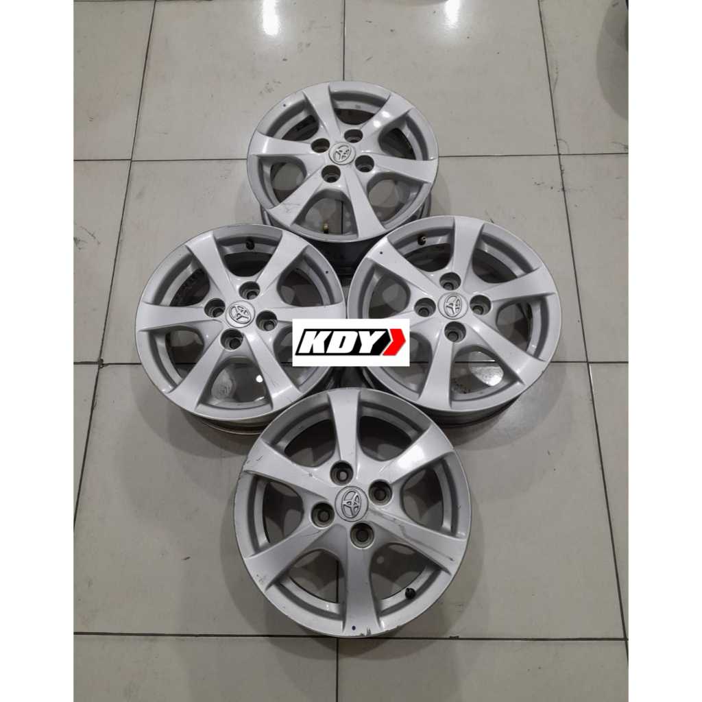 Velg Mobil Standart AGYA R14 SILVER - pelek copotan oem ring 14 - murah