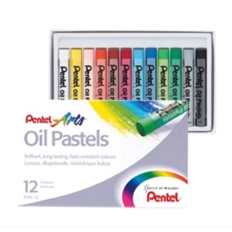 

OIL PASTEL/CRAYON MEWARNAI PENTEL 12 WARNA ( PHN-12 )