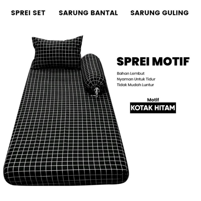 sprei aesthetic | sprei kotak | sprei motif kotak kotak | sprei kotak hitam | sprei no 1 | sprei no 