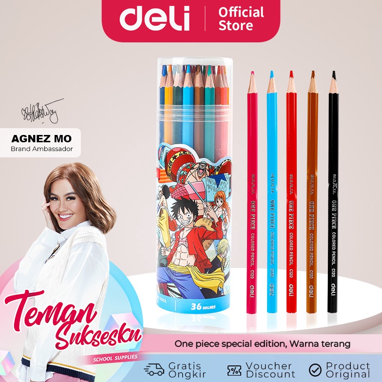 

el Keren.. Deli Pensil Warna / Colored Pencil One Piece Warna Cerah CC119 KHG