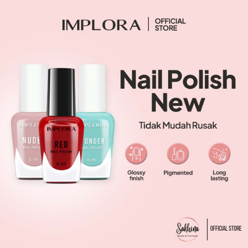 Implora Nail Polish Nudes/RED