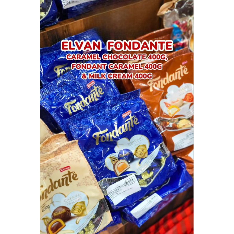 

ELVAN FONDANTE 400G | COKLAT IMPORT TURKI HALAL MURAH
