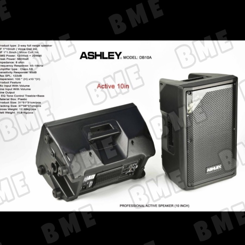 Speaker Aktif Ashley DB10A DB 10A DB10 A 10 inch