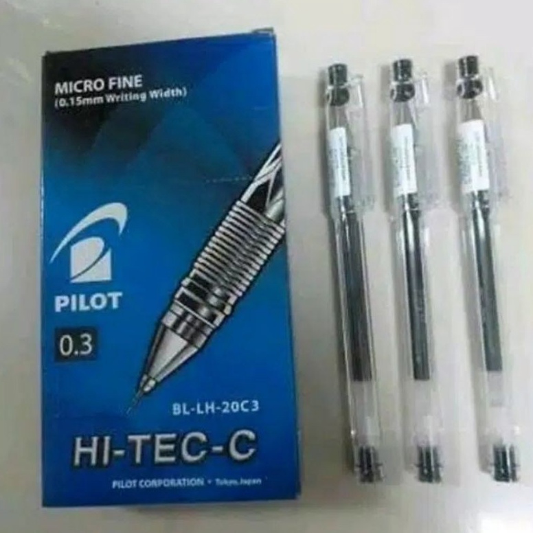 

Paling Dicari.. Pulpen Hitech - C Pilot 0.3mm ( 1pak/12pcs) 54