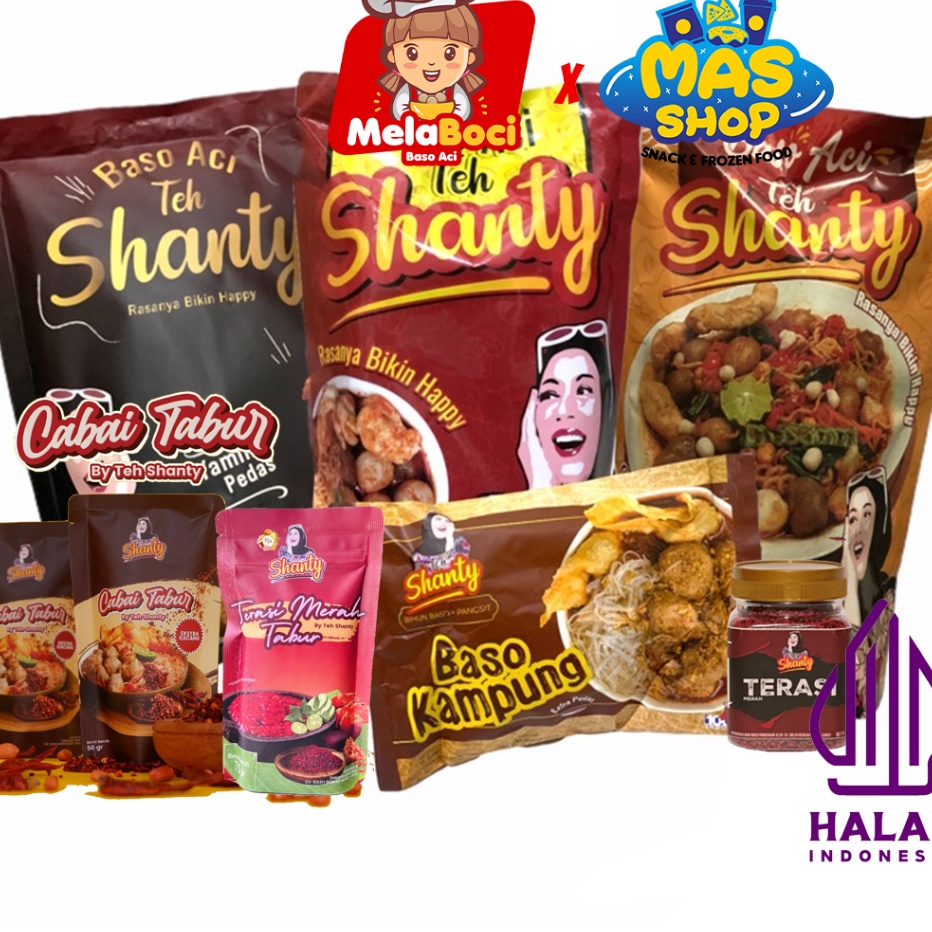 

༼ಢ_ಢ༽ Teh Shanty Baso Aci original boci yamin teh shanty Khas Garut Tulang Rangu Pedas all varian Baso kampung nyemek ⇝