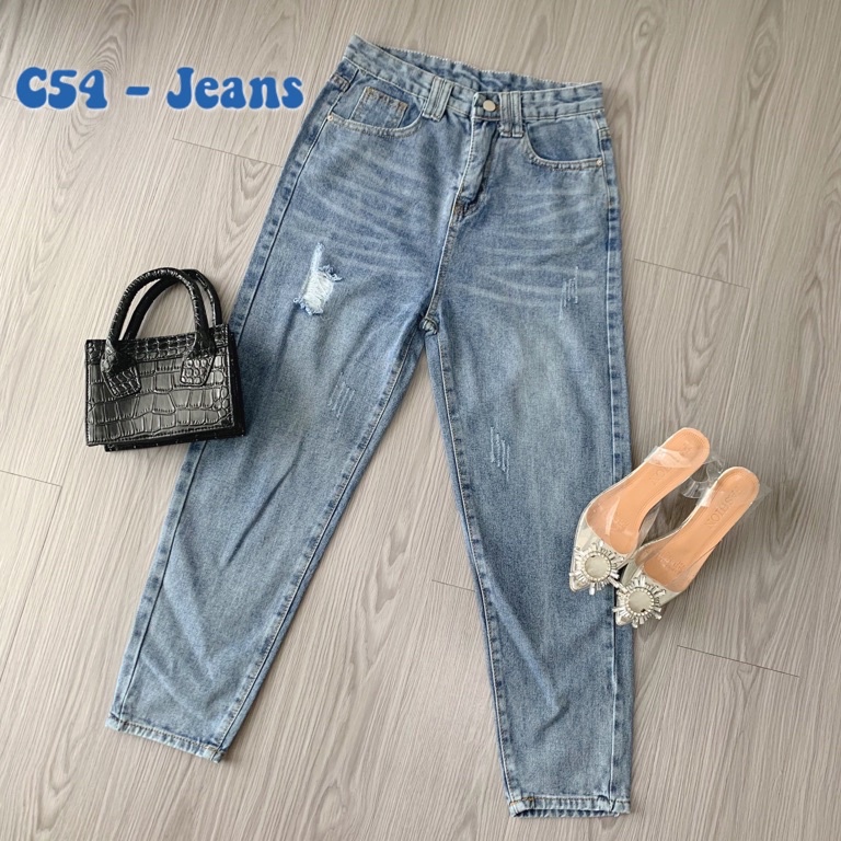 Diskon sekarang trx2y2Xm [LUXE.DLABEL]-C54 Jeans | Celana Panjang Jeans Highwaist wanita Boyfriend J