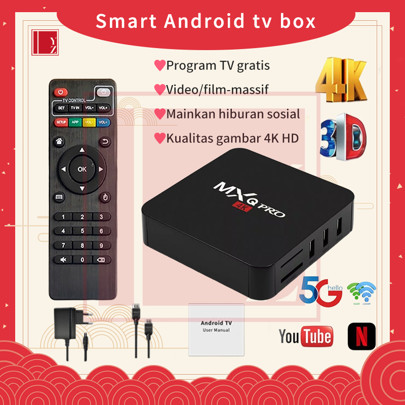 2024 Latest Android TV Box NetFlix Set Top Box 4K TV Set Top Box Tv Digital  Box Smart Tv 16gb Ram 5