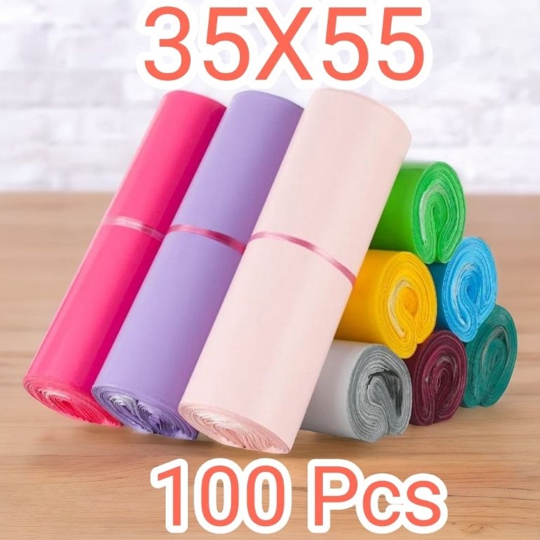 

Terbaru Polymailer JUMBO plastik packing besar 35x55 double layer 100 lembar simpel hemat lakban lebih pro QE7