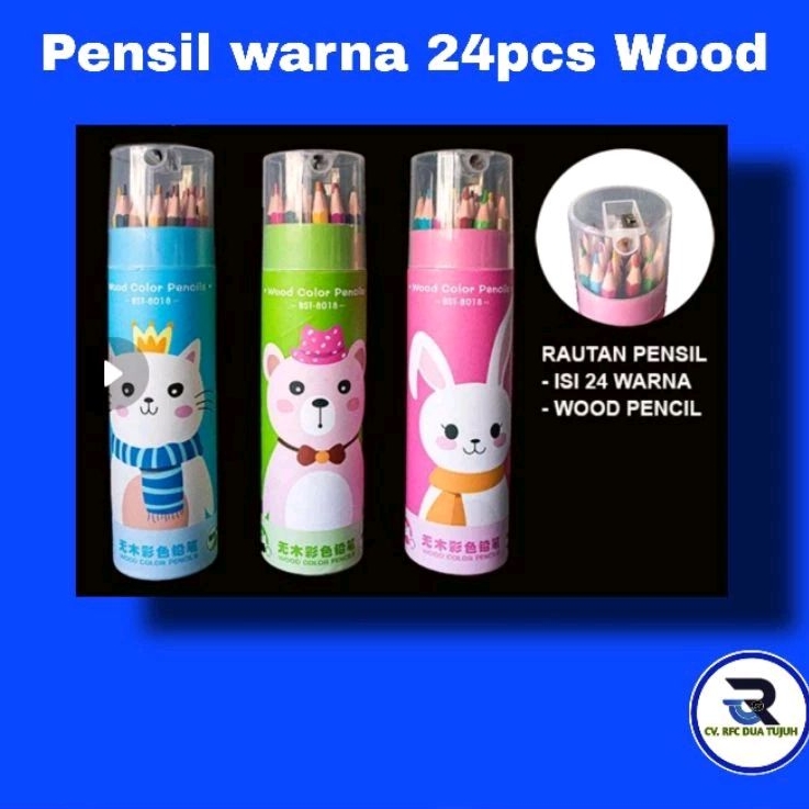 

Pensil Warna Wood Color 24Pcs