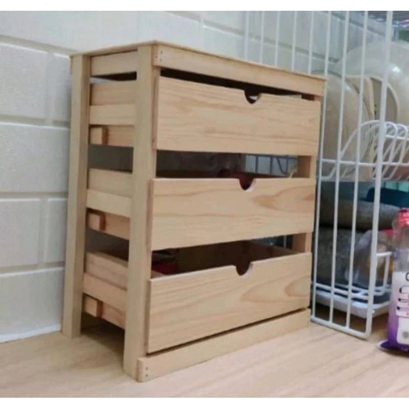 rak laci dapur/rak laci bumbu dapur