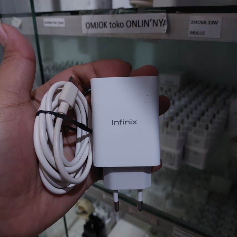 Carger Infinix Zero 5g 2023 33W Fast Super Charge ori copotan bekas